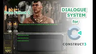 Construct 3 Tutorial Dialogue system for cRPG games  Events only