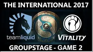 [Ti7 LIVE] Team Liquid vs IGV | Dota 2 - Game 2 - The International 2017, IGV vs Team Liquid