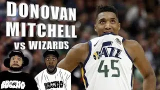 CRAZY HOPS! Donovan Mitchell ABUSES the Wizards! | Jazz vs Wizards REACTION ᴴᴰ