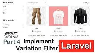 Laravel Product Variation Filter | Dynamic Shop Page Filtering | Ecommerce Tutorial (Ep 35 - Part 4)