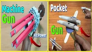 How to make Origami Mini Paper Gun | Origami Paper Mini Pistol | Origami paper weapon | Mini Paper
