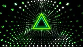Abstract Sci-Fi Tunnel VJ Motion Background | Neon Light Tunnel Free VJ Loop | Free Editing Source