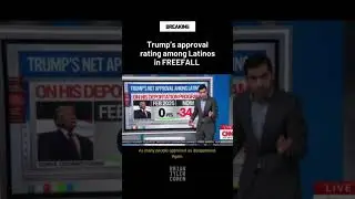 Trump's approval rating among Latinos in FREEFALL