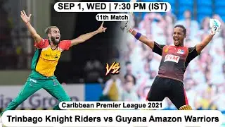 Match 11 CPL 2021: Trinbago vs Guyana Amazon | Match Analysis & Playing XI | Who Will Win?