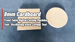 8mm cardboard cutting machine with oscillating knife tool and mark pen
