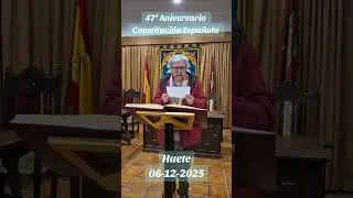 Acto del 47&ordm; Aniversario de la Constituci&oacute;n Espa&ntilde;ola en Huete