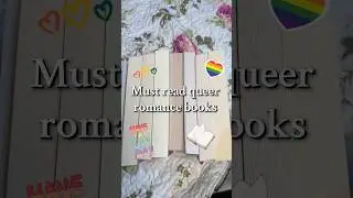 Romance books filled with queer love and queer joy 🌈🫶📚 #booktube #queer #bookrecommendations