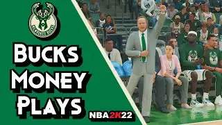 10 Bucks Money Plays ! NBA 2K22 Playbook Tutorial | Open 3's & Easy Lobs For Play Now & MyTeam