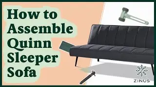 How to Assemble a Quinn Sleeper Sofa from Zinus