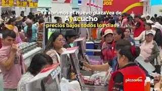 &iexcl;Ya abrimos 📍 plazaVea San Juan Bautista en Ayacucho!  🎉