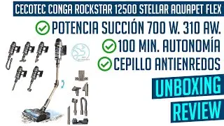 🧹 Cecotec Conga Rockstar 12500 Stellar Aquapet Flex