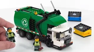 LEGO City 2026 Recycling Truck review! New play option, no stickers #NotSponsored 60495