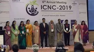 Inauguration of ASPEN - Global Nutrition Partnership (GNP) India by IAPEN at ICNC 2019, Mumbai