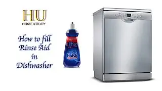 How to fill Rinse Aid in Dishwasher (BOSCH DISWASHER SMS66GI01I)