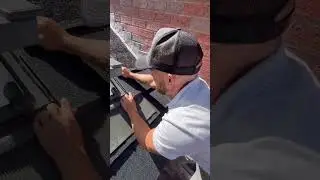 How to cut your tile around flashing. #builder #diy #conservatoryroof #home