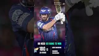LSG 180/5 #rrvslsg #lsgvsrr #live #lsg #rr #sanjusamson #pant #shorts #ipl2025 #ipl #trending #reel