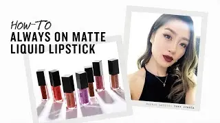 STEP UP YOUR MAKEUP GAME WITH ALWAYS ON LIQUID LIPSTICK