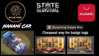 State of Survival : T11 Laser Eyes l Cheapest Way for Badge Tags!!