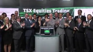 TSX Equities Trading opens Toronto Stock Exchange, June, 2015.