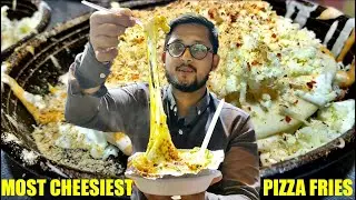Best Pizza Fries In Karachi | Cheesy Lava Pizza | Karachi Street Food | Pakistani Street Food