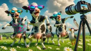 Dancing Cows with Moo Song Sounds &ndash; 100% Laugh Guaranteed!