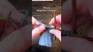 Nobody shows how simple slow-fashion can be. Would you try this? #knitting #knitstitch #learntoknit