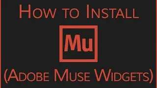 Installing Adobe Muse Widgets