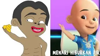 Goyang Upin Ipin || music song || Funny Drowning Art Meme Video ||