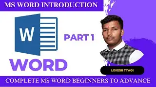 Microsoft Word Beginners to Advance Part 1