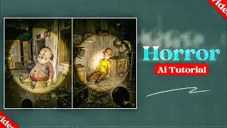Old Characters Flashlight Ai Video Edit | Old Cartoon Character Horror Torch Ai Video Editing