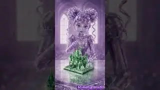 The Glass Princess Creates a Crystal Castle ✨