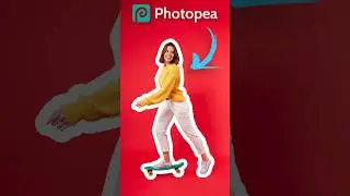Photopea how to add outline to image #photopea #tutorial #photomanipulation