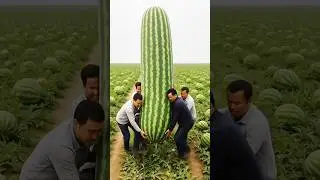 Biggest watermelon in the world 🍉🍎🍑🍇🍊 #shorts #fruit  #watermelon #nature #farming