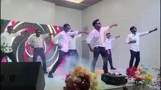 College freshers party event lazy dance by pharmacy boy group 