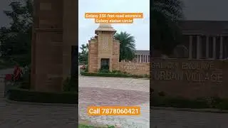 galxay statue circle galxay enclave the urban village jda rera approved project
