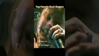 top female rock singers part 1 #rockmusic #heavymetal #top10 #hardrock
