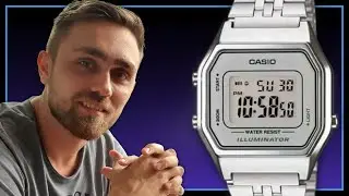 Unboxing Relógio Unissex Casio LA680WA-7DF Retrô Vintage