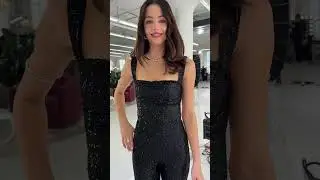 Shine Bright: Sequin Back Tie Jumpsuit in Black ✨🖤