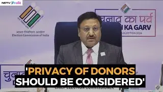Election Commission On Electoral Bonds & Money Power Used During Elections | Lok Sabha Election Date