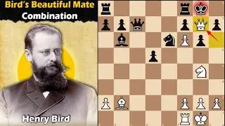 Bird’s Beautiful Checkmate Combination | Bird vs Pinkerley 1850