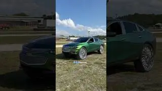 Chevy Malibu on 30&rdquo; Forgiato wheels #pressure #bigrims #ridingbig