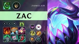 Zac Jungle vs Lee Sin - KR Master Patch 26.01