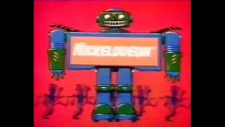 Nickelodeon ID - Robots (AKA Green Robot) (1987, original fullscreen version)