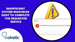 Insufficient System Resources Exist to Complete the Requested Service Destiny 2, Fortnite etc  ✅