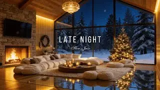 Late Night Slow Jazz 🌙  Cozy Caf&eacute; Background Music