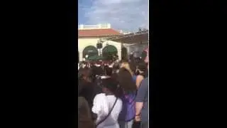 Crowd Singing Happy Birthday To Dinah