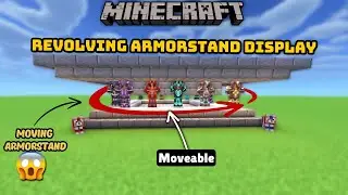 Minecraft Revolving Armorstand Display | Moavable armorstand display