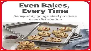 Good Cook Steel Nonstick Bakeware, 3 Piece Cookie Sheet Set