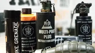 TUDO SOBRE GRANADAS DE AIRSOFT | THUNDER B | FUMAÇA | GREEN GÁS