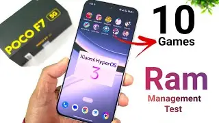 POCO F7 Background Live or not  Ram Management Testing 🔥🔥🔥 #pocof7 